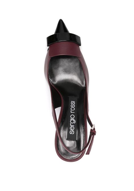 Decollete sr1 75mm in bordeaux di Sergio Rossi - donna SERGIO ROSSI | B07600MFN5951106017